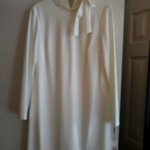 Calvin Klein white dress, size 14